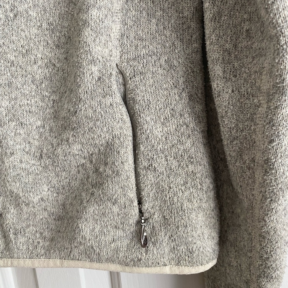 The North Face quarter-zip hoodie sweatshirt size small grey color - Picture 4 of 7